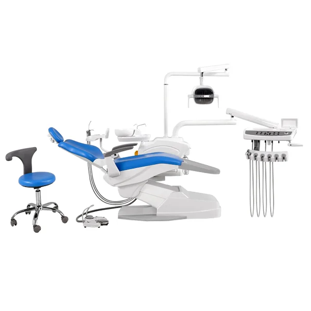 CE certified luxury dental unit chair European style electric portable