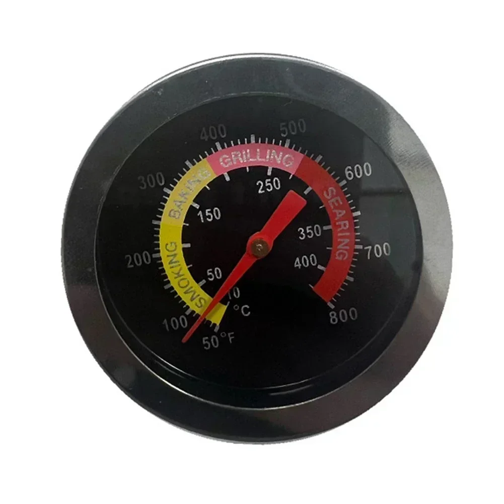 52MM Barbecue Thermometer Stainless Steel 50-800 Degrees For Barbecue Oven Grill For Test Measurement Tool Accessory