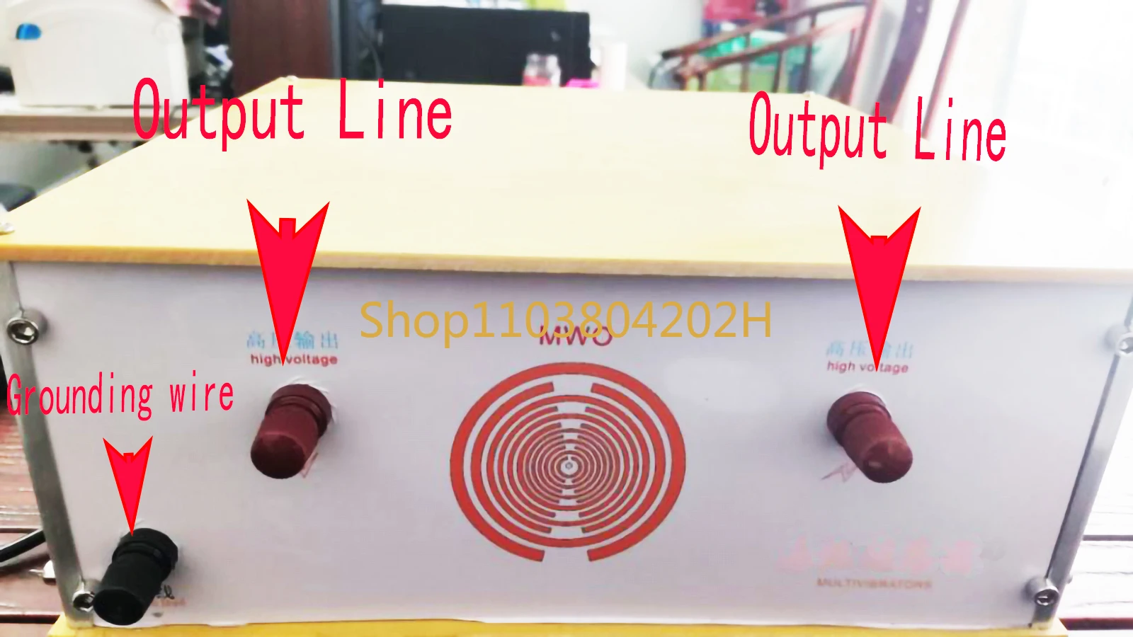 Big Tesla Coil Multi-Frequency Oscillator MWO Multi-Wave Oscillator Double Ring