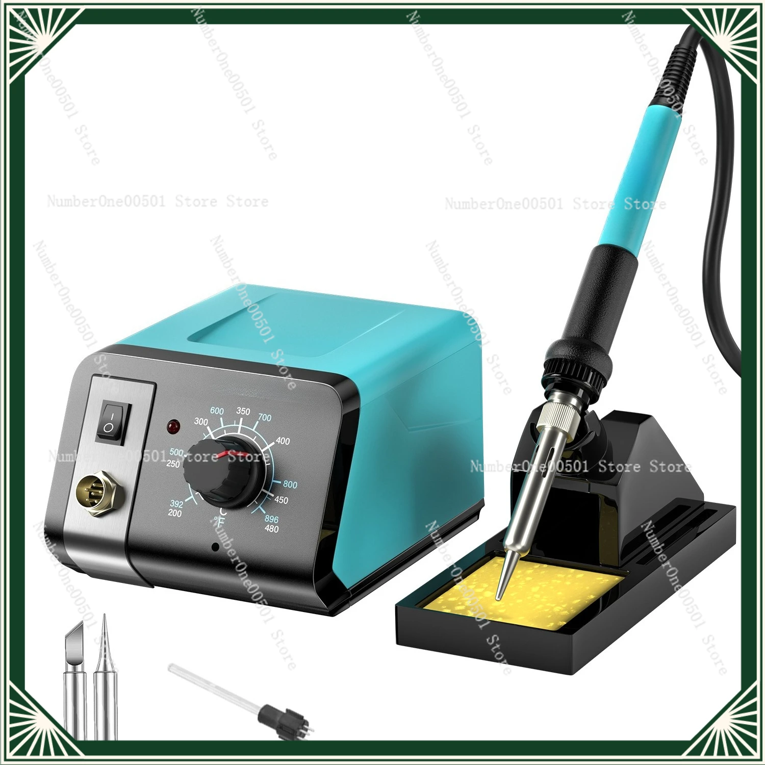 

-203A Welding Table 75W Adjustable Welding Table 200 ℃ -480 ℃ Electric Welding Table Mobile Phone Maintenance Soldering Iron