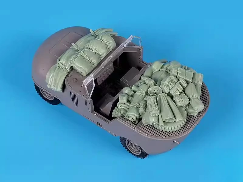 1:35 Casting Resin Model Assembly Kit, GK， Trailer Pile Up Modification Parts, Unpainted