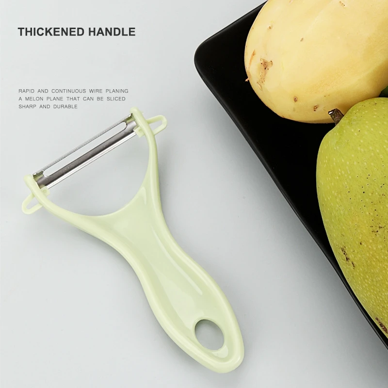 

Stainless Steel Fruit Peeler with Plastic Handle Household Kitchen Tools，Apple Melon Potato Peeler Scraper Kitchen Accessories