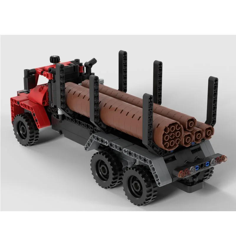 

MOC-99535 Urban Forest New Logging Truck Building Block Model 610 Parts MOC Boys Children's Birthday Christmas Toy Gift