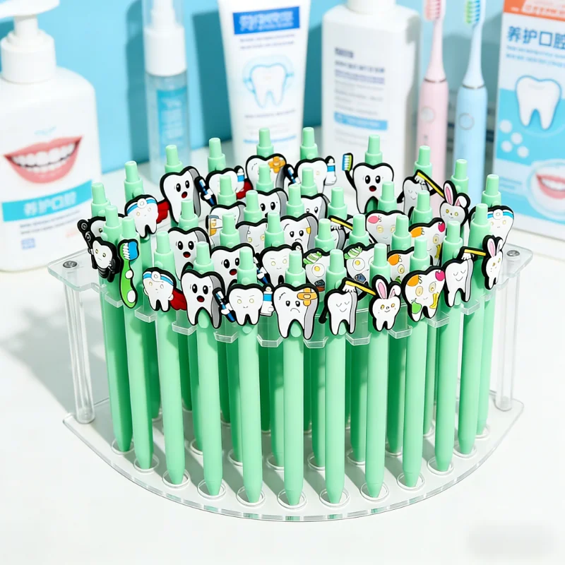 

10/20pcs medical tooth-themed ballpoint pens, perfect as a gift for gum enthusiasts in the office or for birthday celebrations