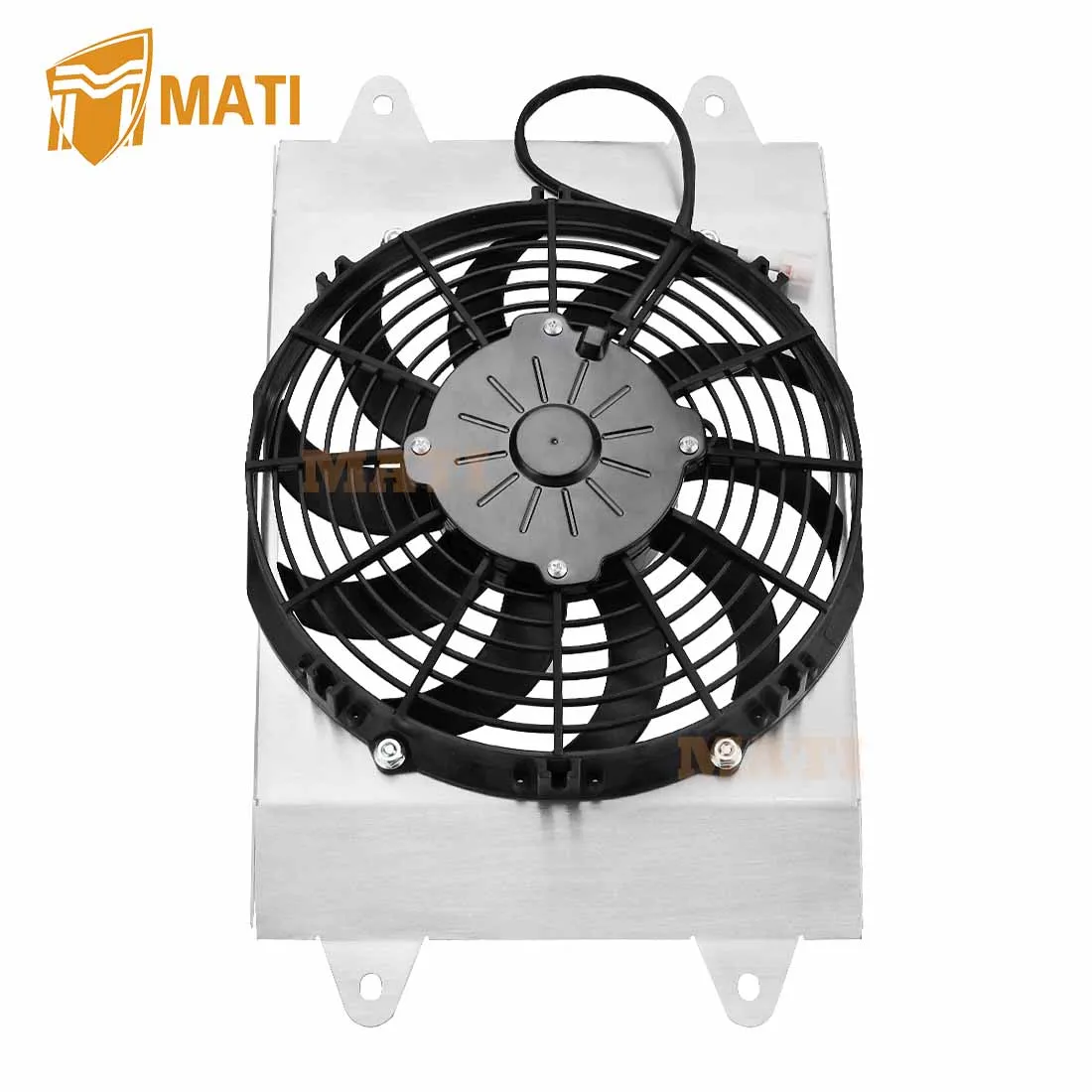 M MATI Radiator Cooling Fan Assy for Yamaha Viking 700 Wolverine 700 2014-2024 1XD-E2405-00-00 1XD-E2405-01-00