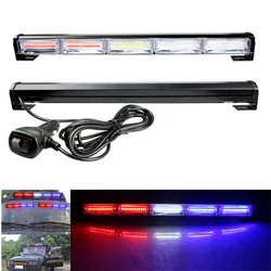 LED Car Warning Strobe Light, Luzes policiais para Auto, Lâmpada de advertência Grill de emergência, Pára-brisas, Traffic Advisor Flashlight