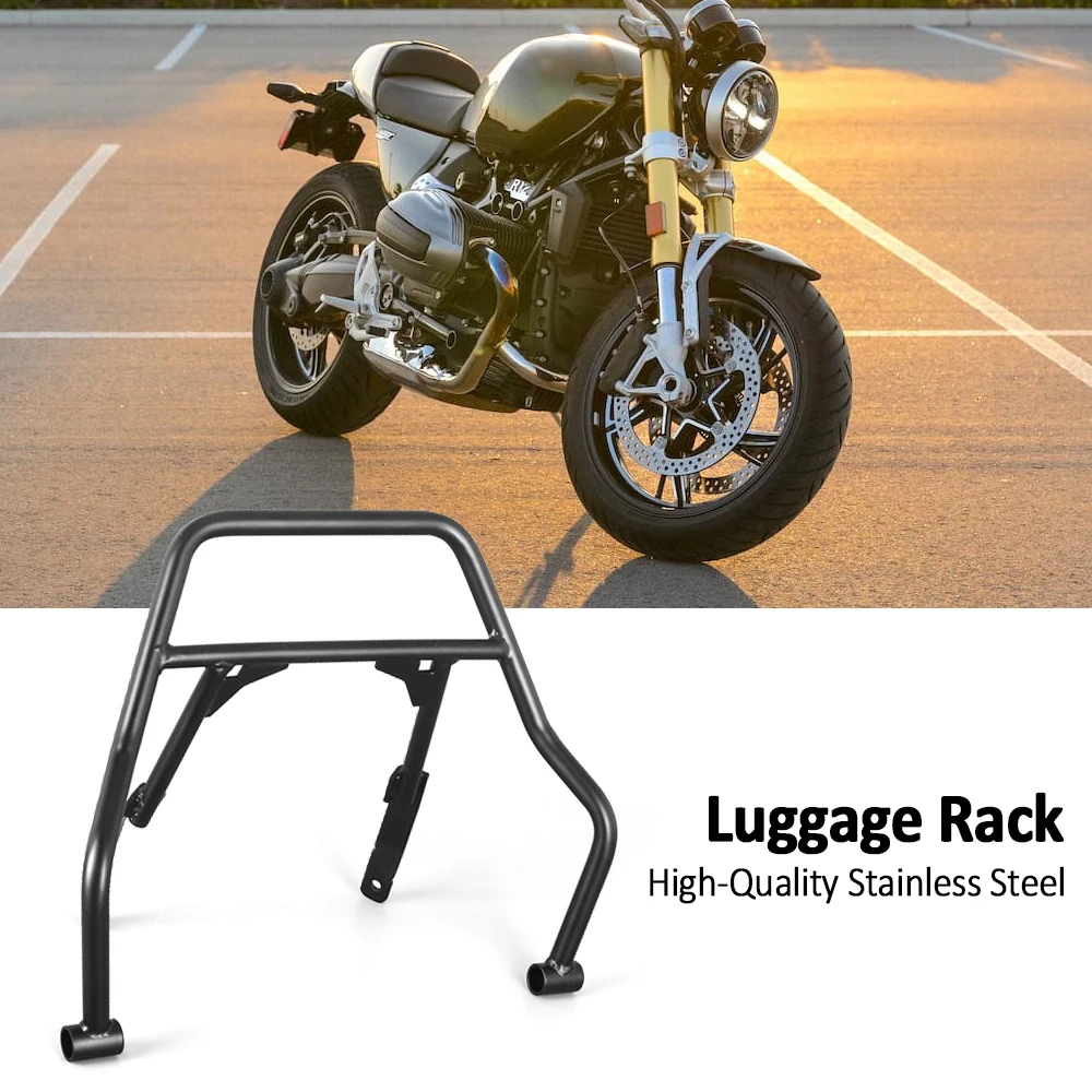 

Подходит для BMW R 12 R12 NineT 2024 2025: Аксессуары для мотоциклов, заднее сиденье для пассажира, багажник, опорная полка, черный цвет