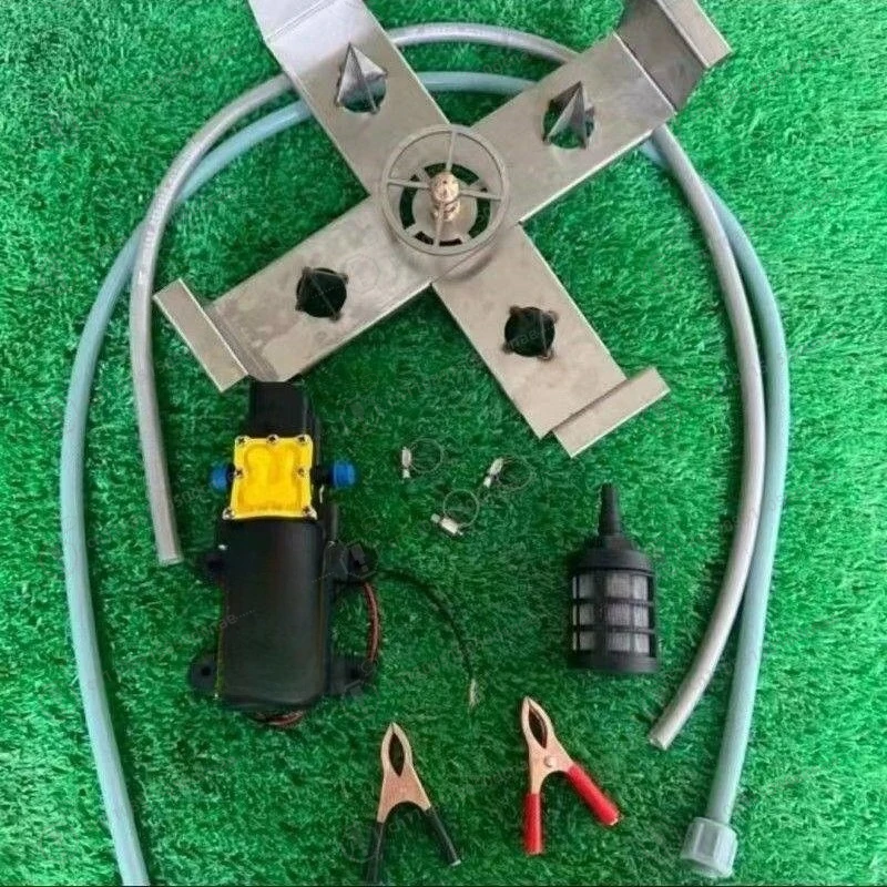 12V High Pressure Bottle Washer for Agricultural Sprayer Single Double Pump Plant Protection Tool