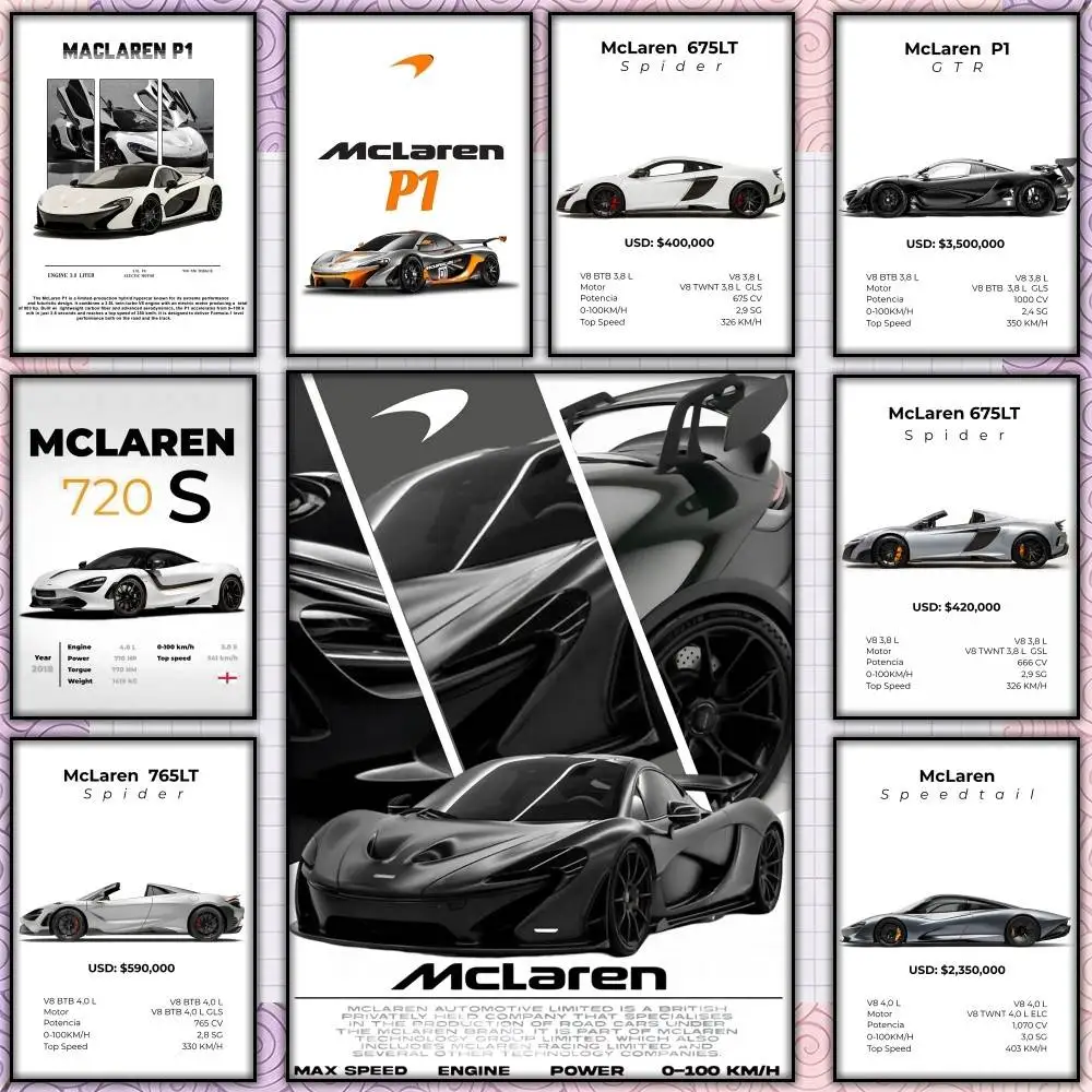 poster-autoadesivo-720s-m-mclaren-senna-sport-765lt-adesivo-de-papel-a-prova-d'Agua-para-decoracao-de-paredes-de-cafes-e-bares