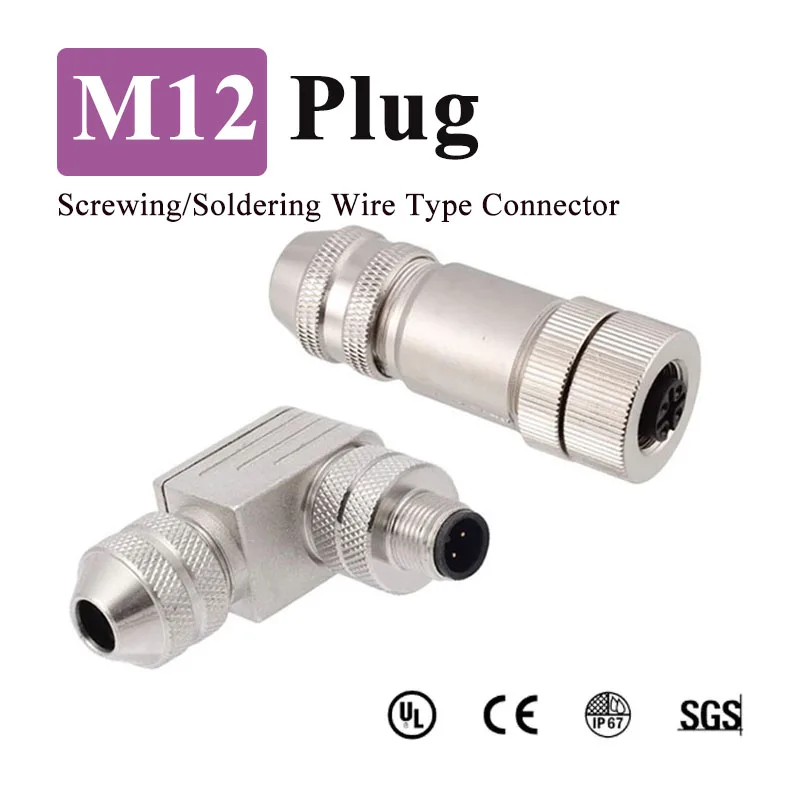 IP67 M12 A Type 2 3…