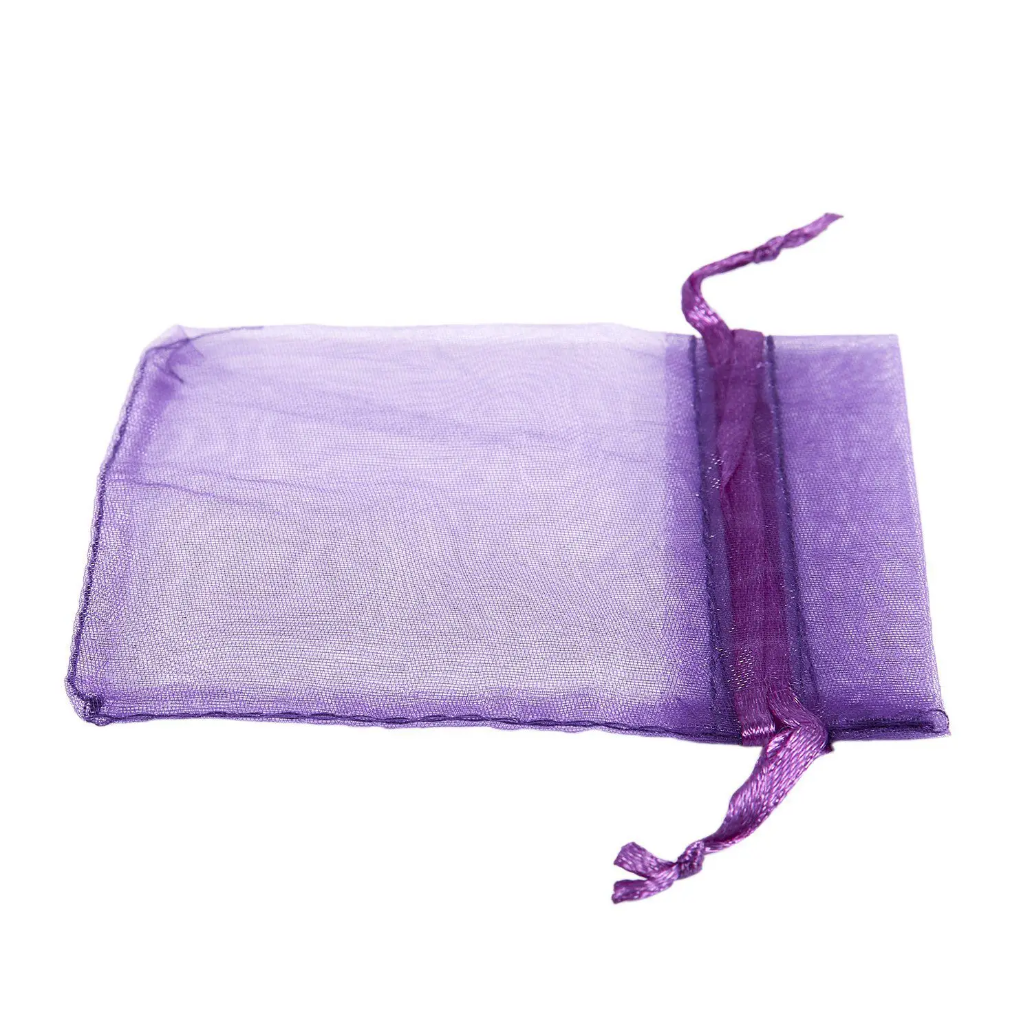 FZFZ 10 Pak Tas Kado dan Suvenir Organza Gelap Cantik 7Cm x 9Cm