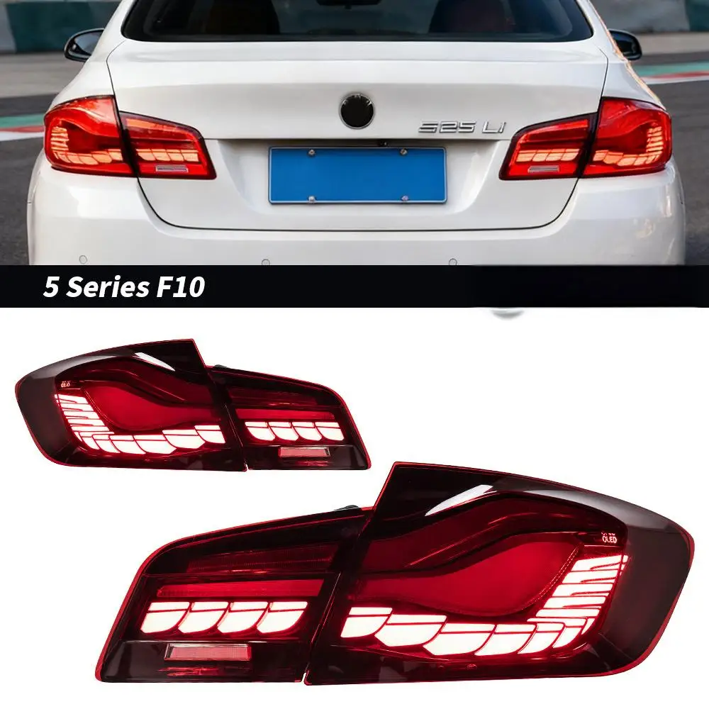 

Новые задние фонари AutoTail для BMW 5 серии F10 F18, сборка 2011-2017, обновленный стиль GTS, задние фонари с указателями поворота