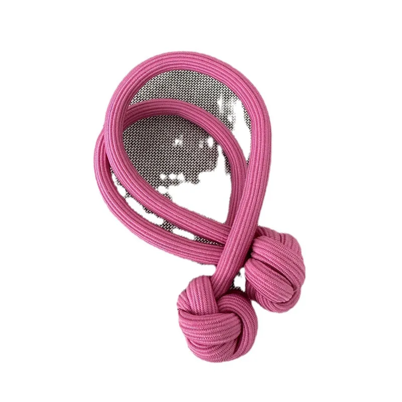 Vigorous Ball Hair Rope Dopamine High Ponytail Hair Ring High Elastic Rubber Band Female Hair Thickening Knotted Head Rope