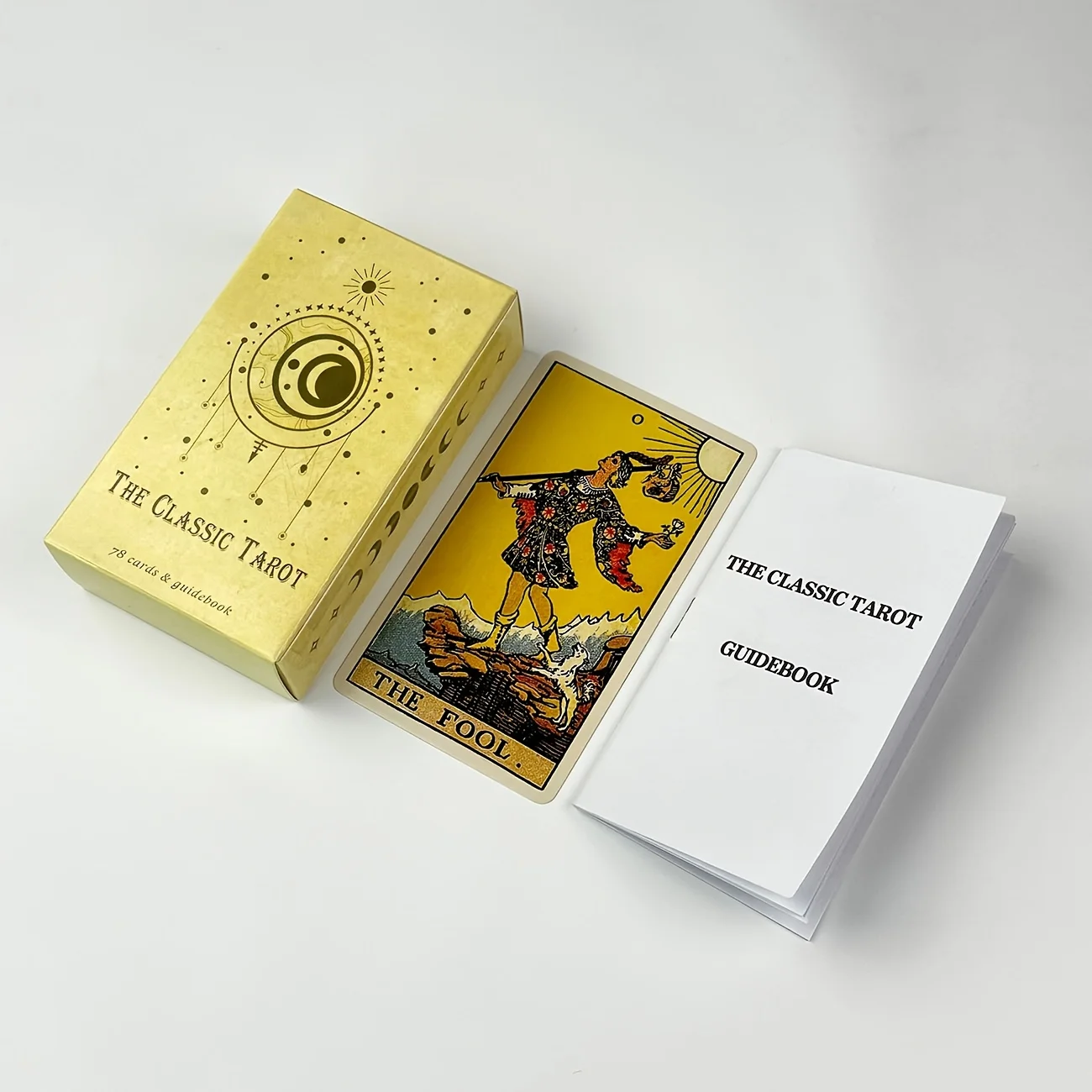 The Classic Tarot Cards Deck 78Pcs For Easy Beginners Fate Fortune Telling Party Tabletop Board Game Toy