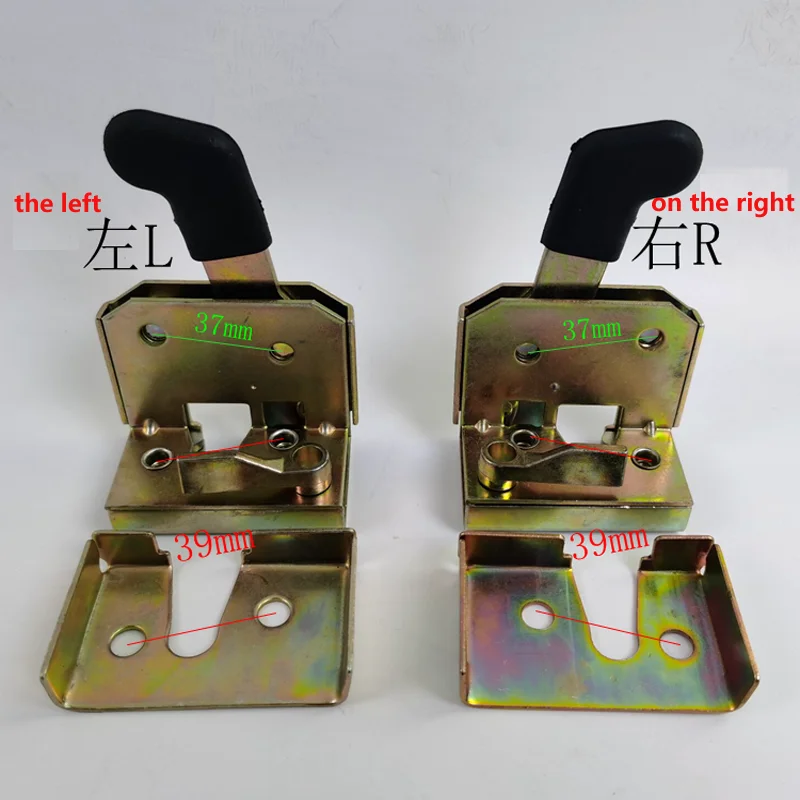 Cerradura de puerta de cabina de carretilla elevadora GMS502, cerradura de manija de puerta para Hangcha Heli Longgong Liugong 1-10T, accesorios de carretilla elevadora de alta calidad, 1 Juego