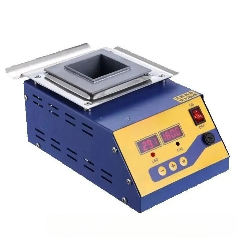 FOR Titanium Solder Furnace CM-558 Square Basin Lead-Free Soldering Pot 600℃ Tin Capacity 1.32kg 350W 220V 110V