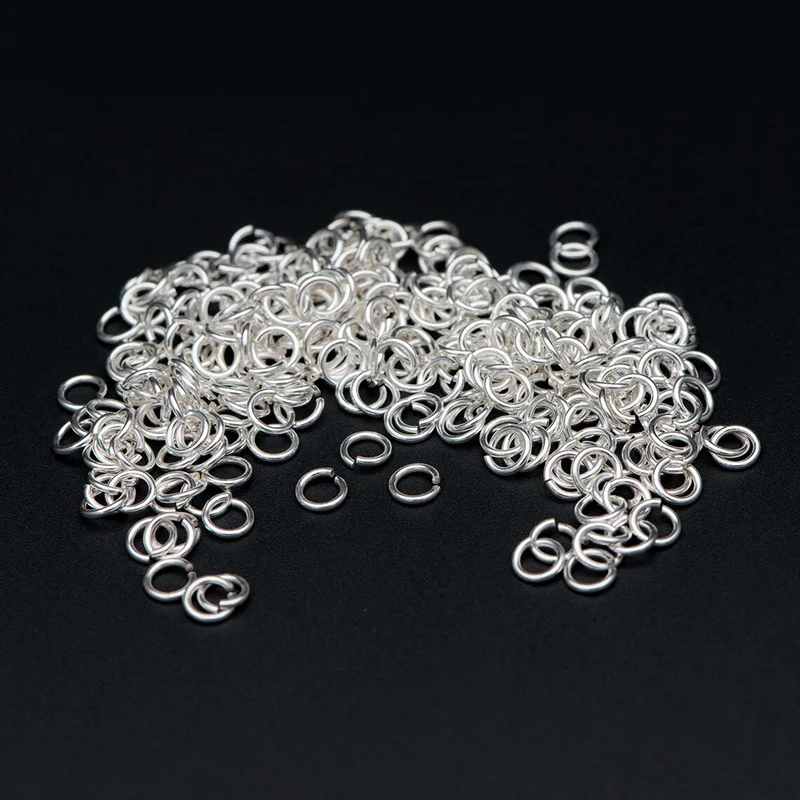 Offene Biegeringe aus 925er-Sterlingsilber, 3 mm, 4 mm, 5 mm, 6 mm, 7 mm, 8 mm, Biegering aus Sterlingsilber für die Herstellung von DIY-Schmuckherstellung – Detail 6