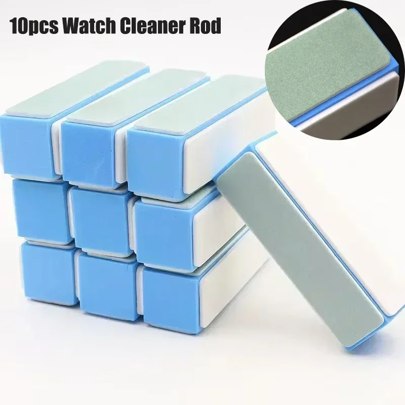2/5/10PCS Watch Cleaner Rod 4 Sides 1000/7000 Mesh Polishing Files Wrist Watch Parts Clean Polish Tool Rod for Watchmaker Parts