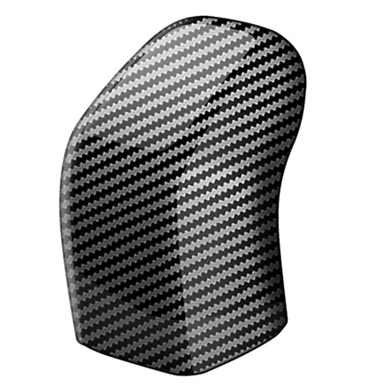 Car Carbon Fiber Shift Knob Cover Trim Gear Head Cover Trim For Toyota Prius 60 Series 2020-2023 Interior Parts Accessories
