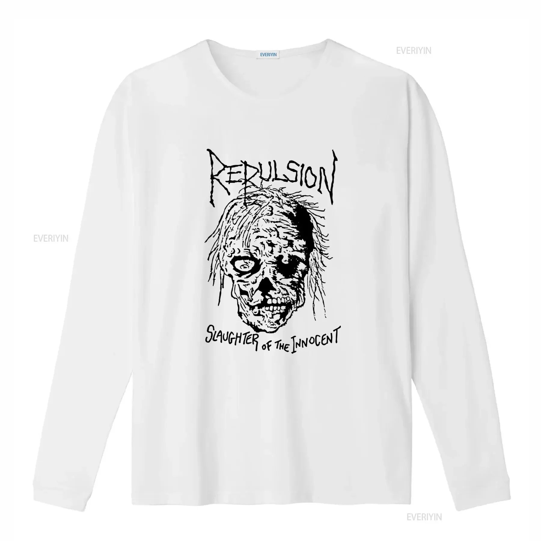 Repulsion Slaughter of the Innocent T Shirt UNISEX Punk Rock Horror Design vintage Washed Stretched Versatile Slightly Stylish