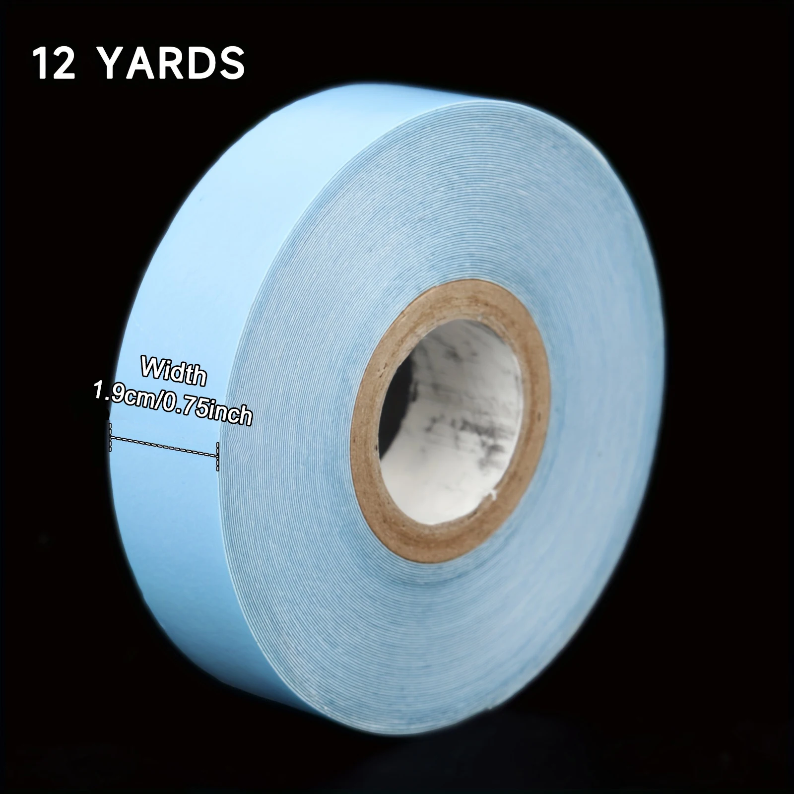 12 Yards/Rolle Haarsystem-Klebeband für Haarverlängerungen, kein Glanz, doppelseitiges Klebeband für Lace-Front-Perücken, Ersatzband – Detail 8