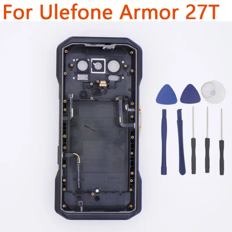 Original Ulefone Armor 27 Pro Armor 27 Armor 27T Battery Cover Bottom Shell Rear Camera Lens For Ulefone Armor 27T Pro Phone