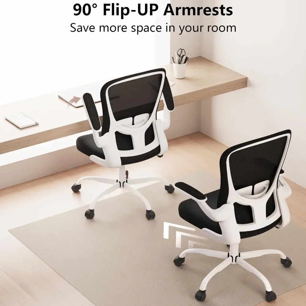 Ergonomic Office Chair, Comfort Swivel Home Office Task Chair, Breathable Mesh Desk Chair, Lumbar Support Computer Chair