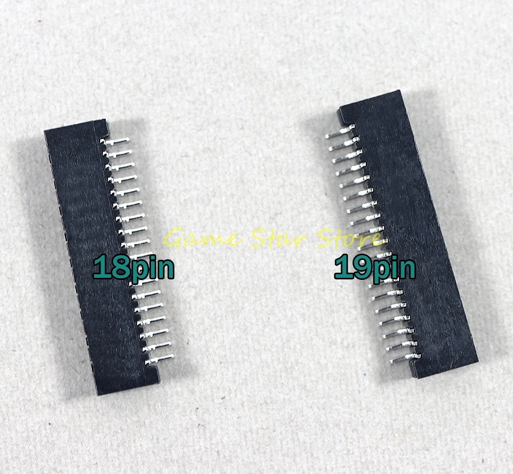 2pcs 18pin 19pin Slot For Playstation 2 PS2 Flexible Ribbon Cable Conductive Film Socket Connector