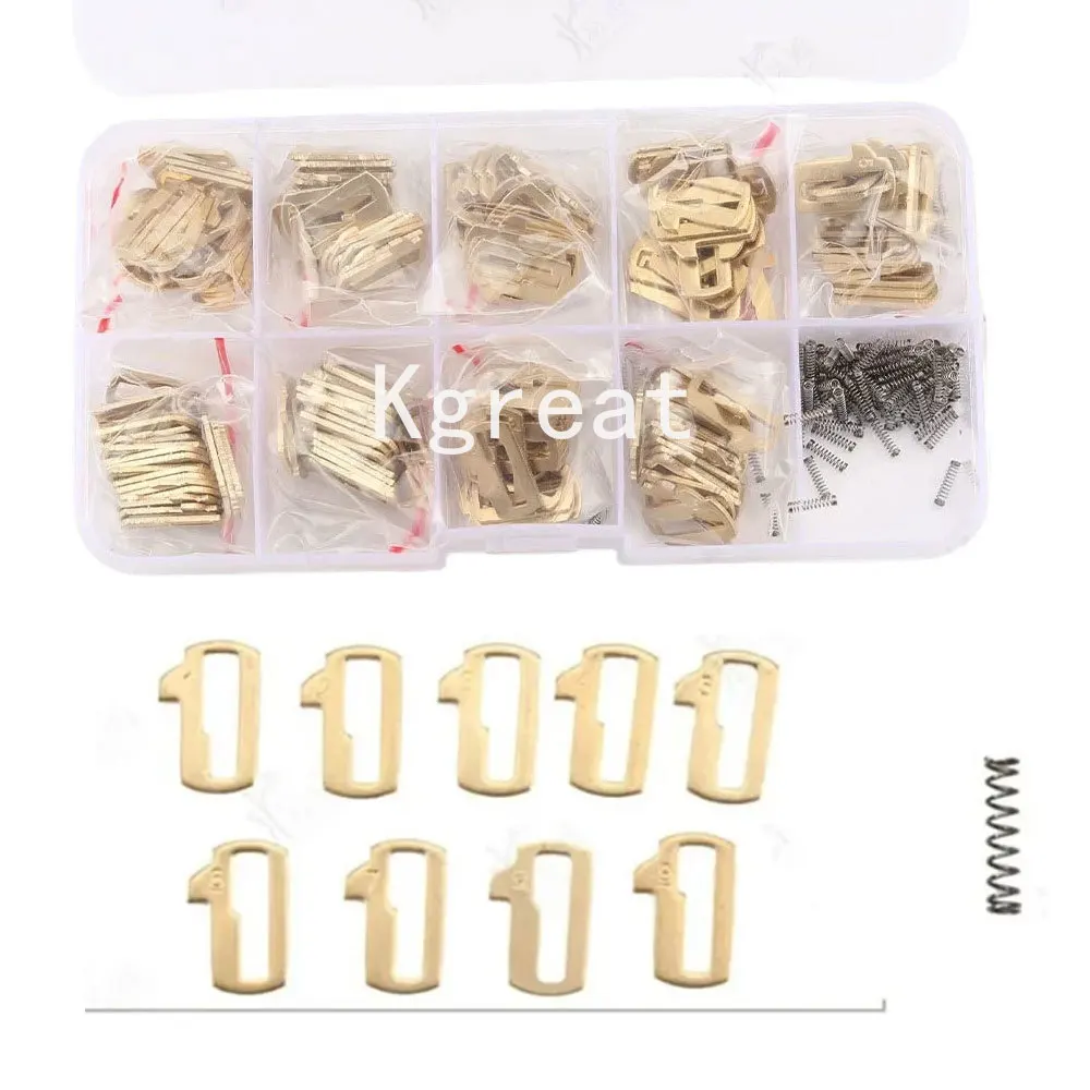 HU43 Car Lock Reed Locking Plate Lock Wafer for Opel Key Repair Kits Car Lock Repair Accessories 180pcs 9 Type Each 20