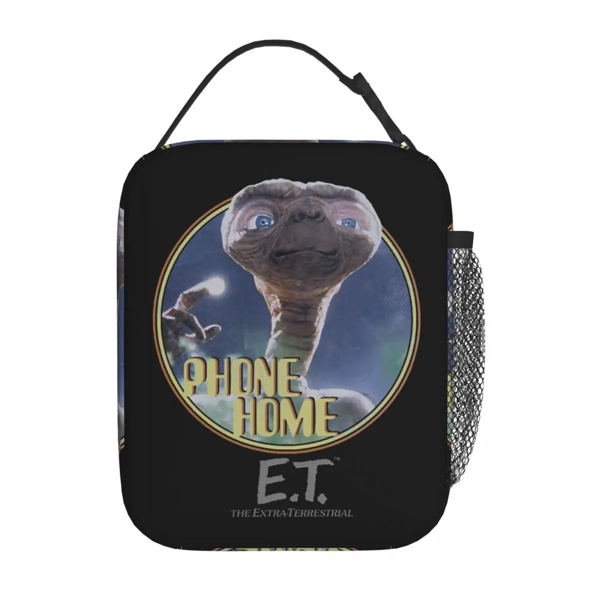 Et Phone Home Insulated Lunch Bags Cooler Meal Container Portable Tote Lunch Box for Men Women School Travel