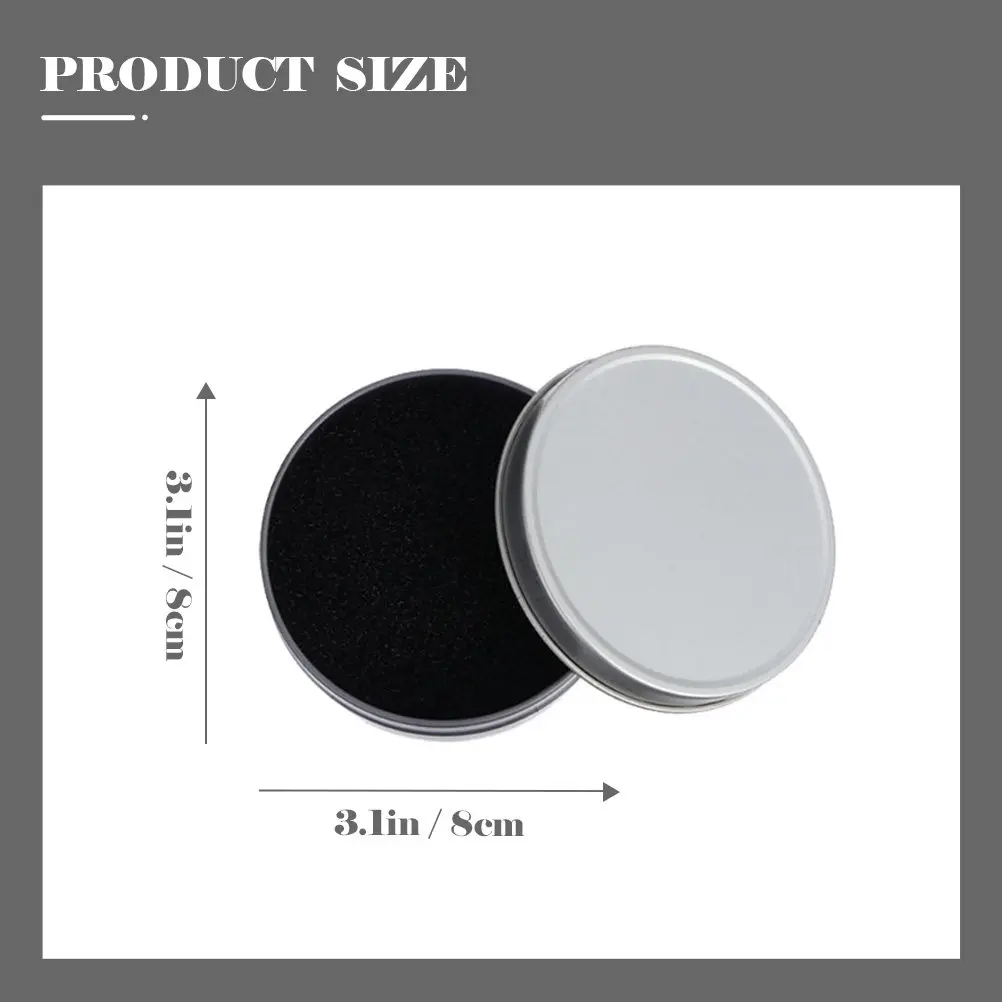 5 Sets Makeup Brush Cleaning Boxes with Activated Carbon Sponge – Compact Case for Eyeshadow Color Removal
