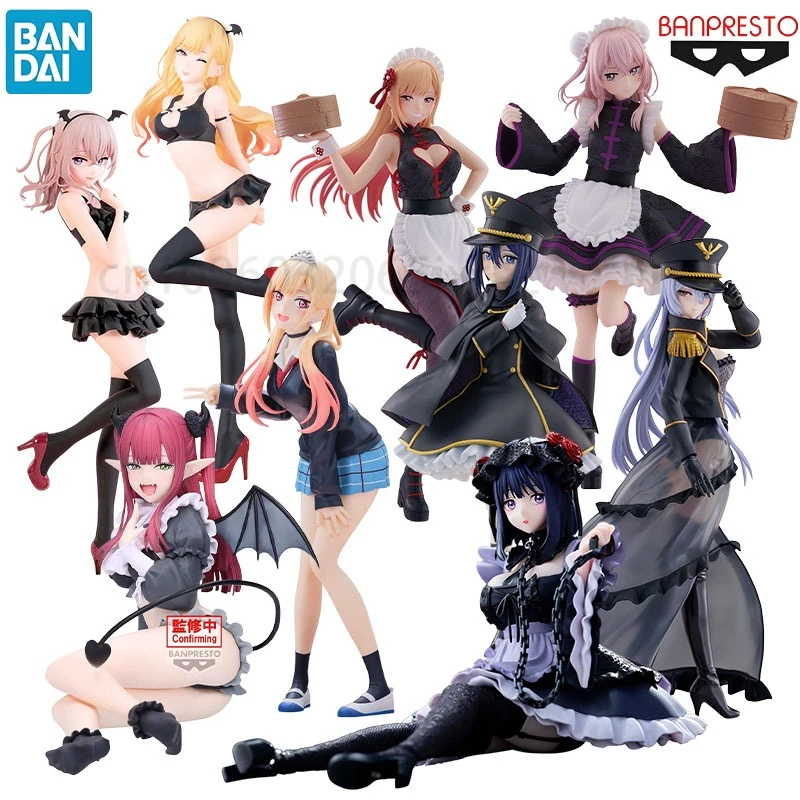 

Bandai Genuine Banpresto My Dress-Up Darling Anime Character Kitagawa Marin Inui Sajuna Kids Gift Collection Action Toys Model