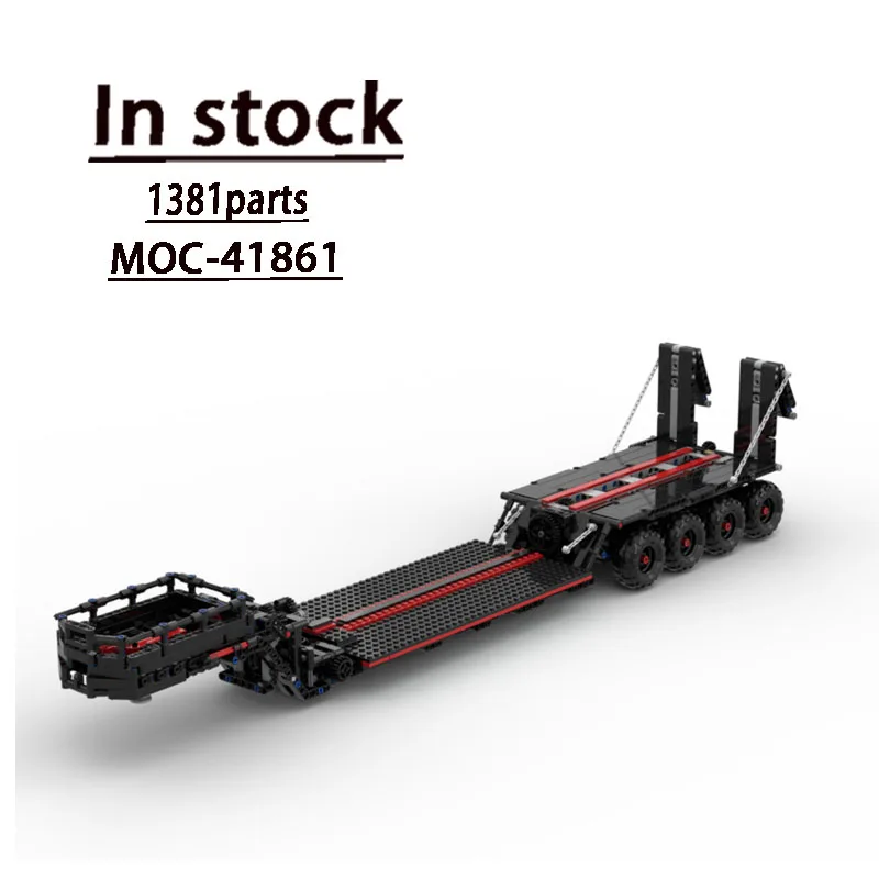 

MOC-41861Flatbed Transport Truck AssemblySplicing Building Blocks Model for 42078 Truck Assembly1381Parts Kids Building BlockToy