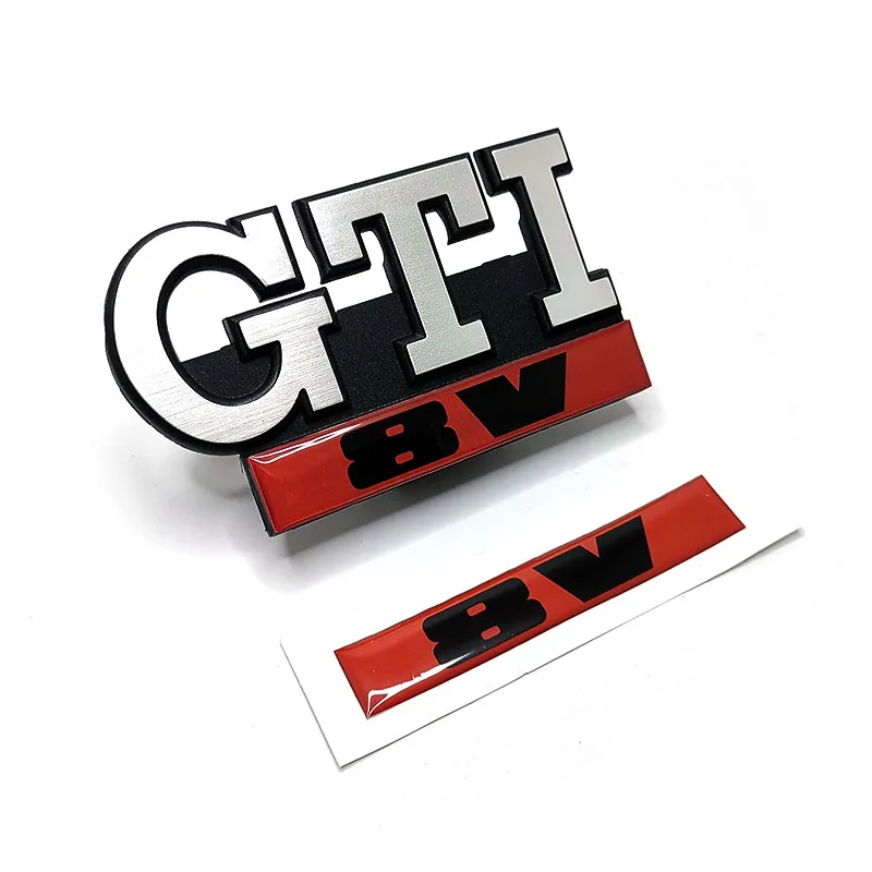 Golf II Emblems Nameplate PVC 8V VR6 R32 Decor Car Sticker Door Two Side Badge Grill Front Emblem