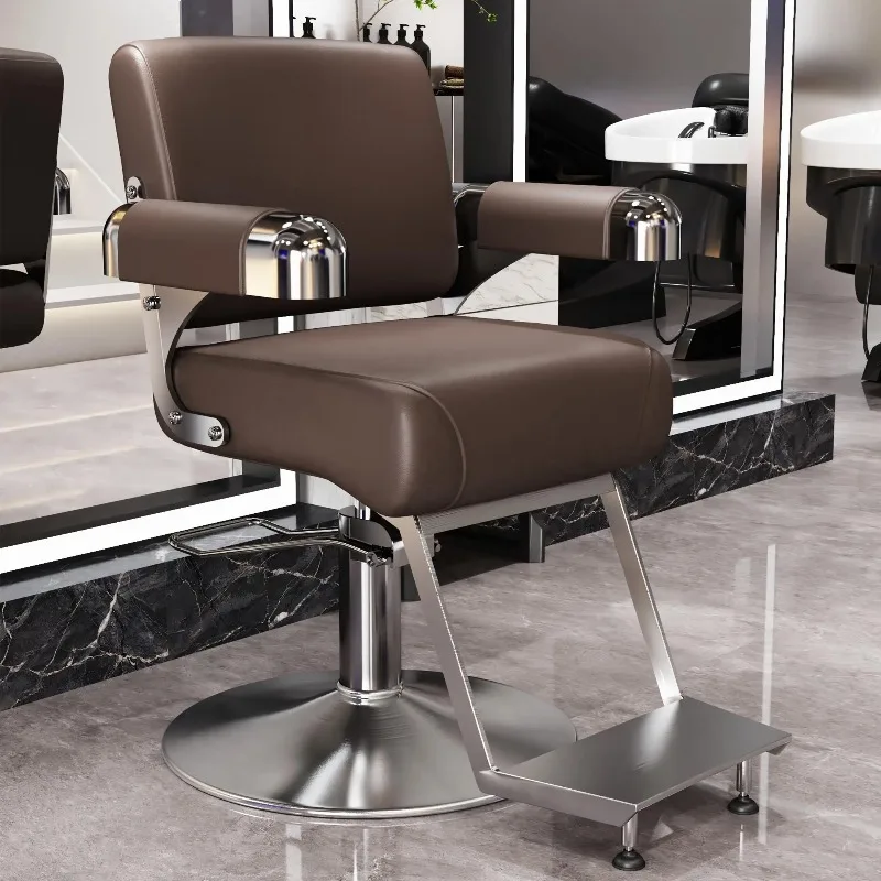 

Portable Barber Stool Fashion Styling Equipment Salon Chair Swivel Ergonomic Professional Hairdressing Armchairs Salon Furniture
