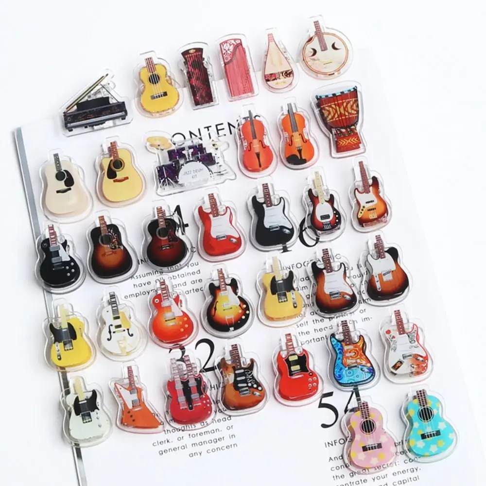 Plastic Music Clip Music Score Fixed Musical Notation Paper Letter Clip Colorful Mini Mini Music Folder