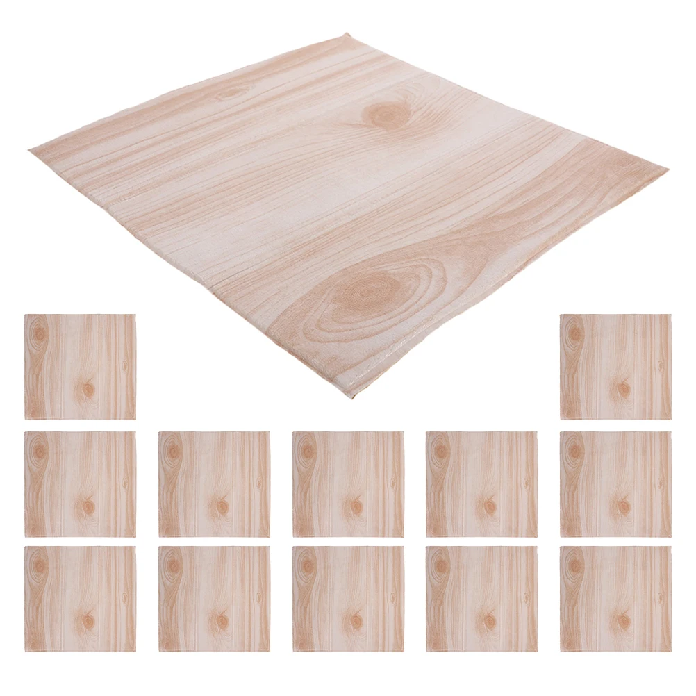 

40 Pcs Stickers Self Adhesive Wallpaper Xpe Foaming Borders Durable Material Vinyl Wood Wrap Rustic Simulations Kitchen