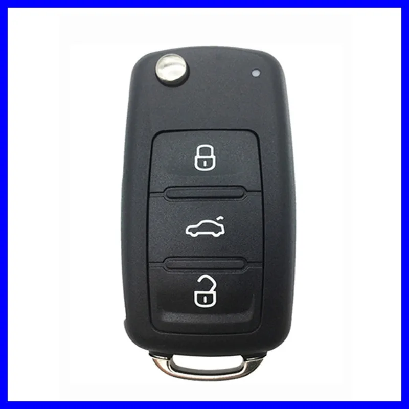 

Key 3 Buttons 433Mhz Remote For Volkswagen 3 key car key shell car key remote control key 202AD+434 frequency ID48 chip