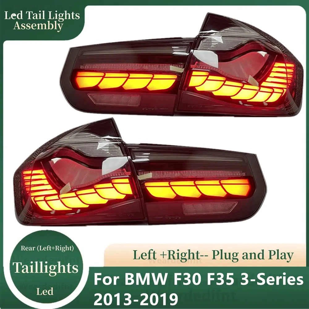 Car Taillights For BMW F30 F35 Led Tail Lights 3-Series M3 Modified M4 GTS Styling Rear Signal Brake Reversing Light Assembly