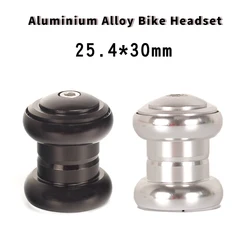 25.4mm Bicycle Headset 25.4*30mm Racing Bike Headset Bearing Fixed Gear MTB Road Bike Aluminium Alloy Headset Bike Parts