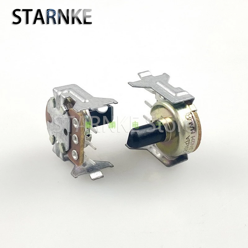 2PCS R161 Type 20KΩA Single Link With Bracket Power Amplifier Audio Bluetooth Speaker Volume Potentiometer