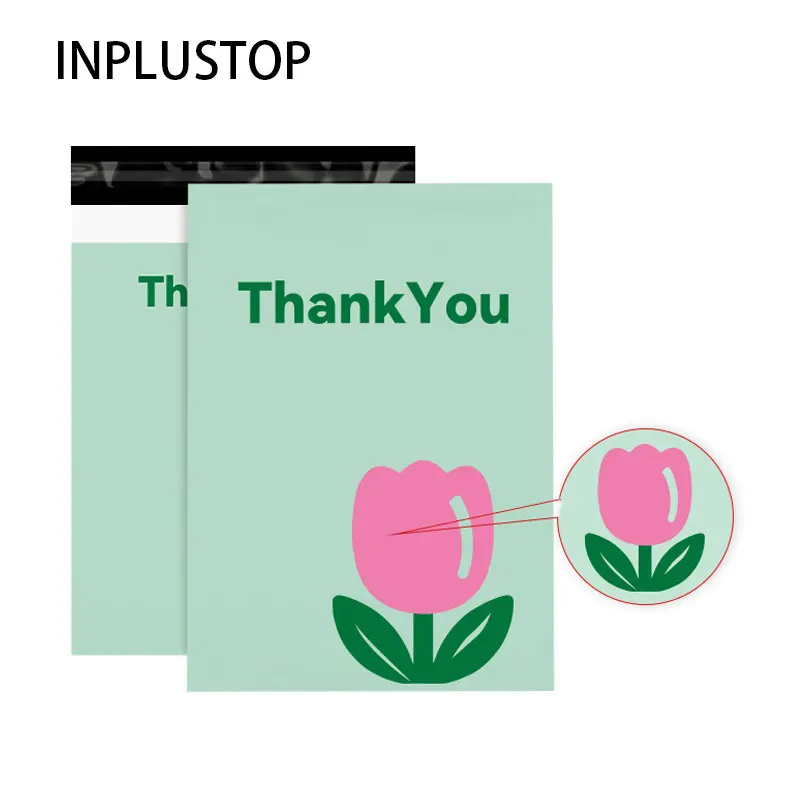 INPLUSTOP 50PCS Plastic Envelopes Mailing Courier Parcel for Clothes Self Seal Flower Gifts Shoes Packaging Pouch Storage Bags