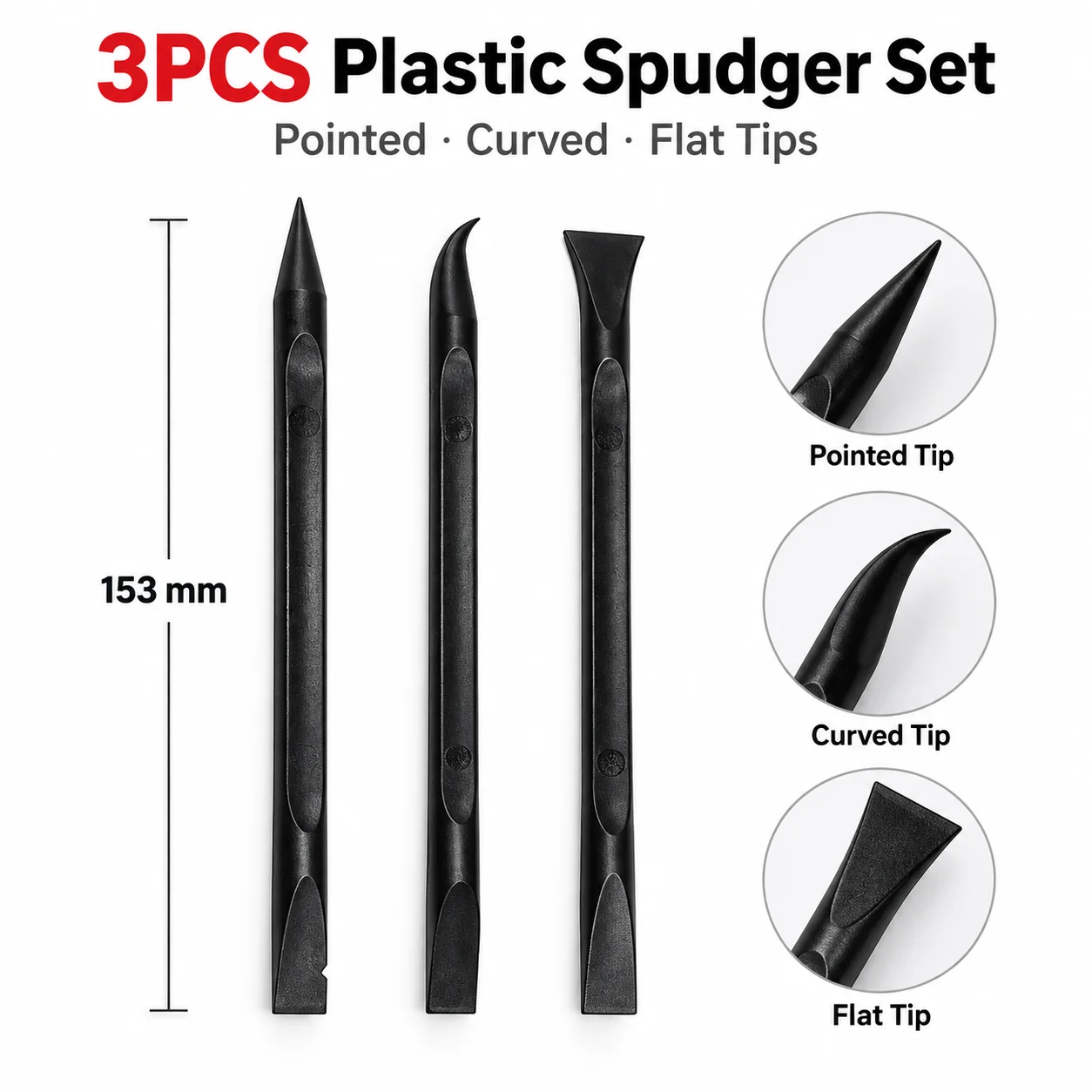 Anti Static Plastic Spudger Nylon Stick Pry Opening Tool Kit for iPhone iPad Tablet Mobile Phone Disassemble Repair Hand Tools