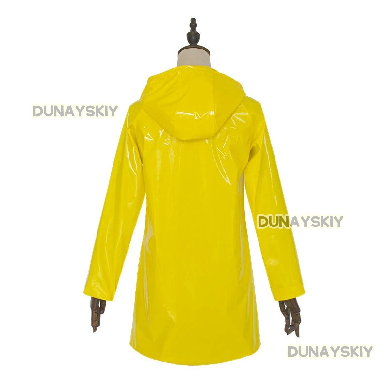 Costume de Cosplay Coraline The SecExamen Door, film de dessin animé, Coralin, Wybie, Lovat, robe à capuche, veste, manteau, imperméable imbibé, cadeau d'Halloween