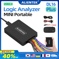 ALIENTEK Logic Analyzer DL16 250MHz Max Sample Rate 16Channels Logic Analyzer Tools ARM FPGA Debug Protocol Decoding Software