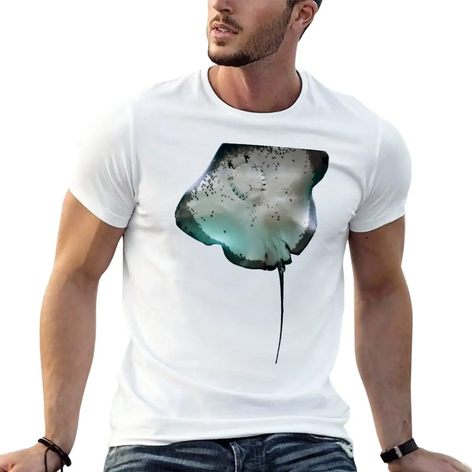 Manta Ray T-Shirt blacks vintage t shirts for men