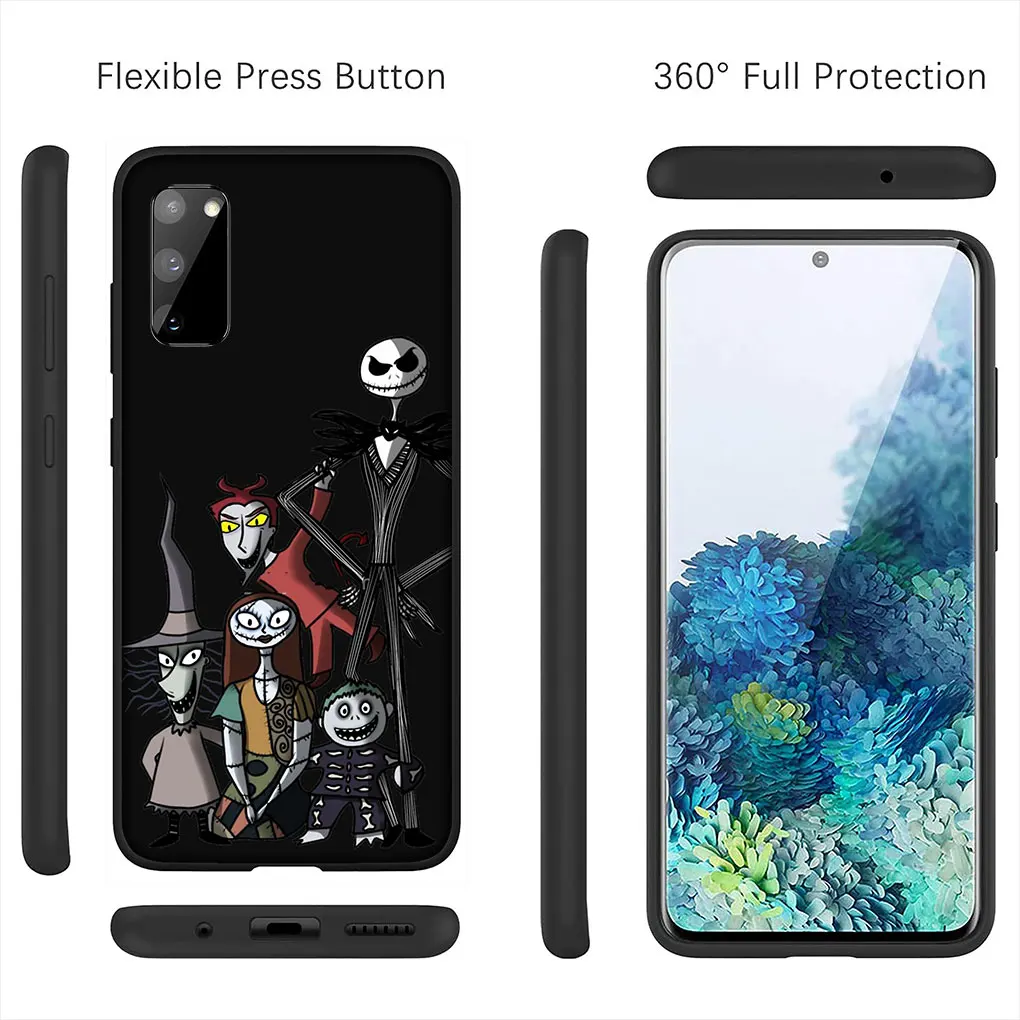 Skellington Jack The Nightmare Before Christmas dla Samsung Galaxy S23 S22 S21 S20 Fe Ultra S8 Plus A21S A71 A12 A13 Etui na telefon