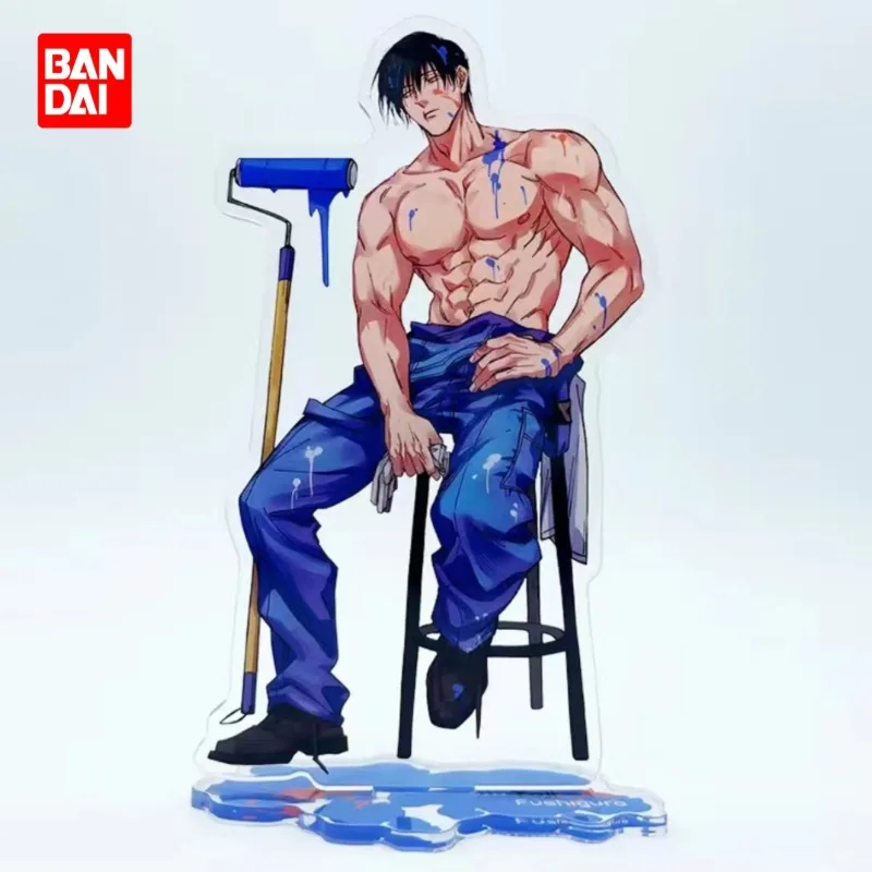 Jujutsu Kaisen Fushiguro Toji Cartoon Painter Shape Transparent Acrylic Desktop Stand Ornament Decoration Boys Gift Wholesale