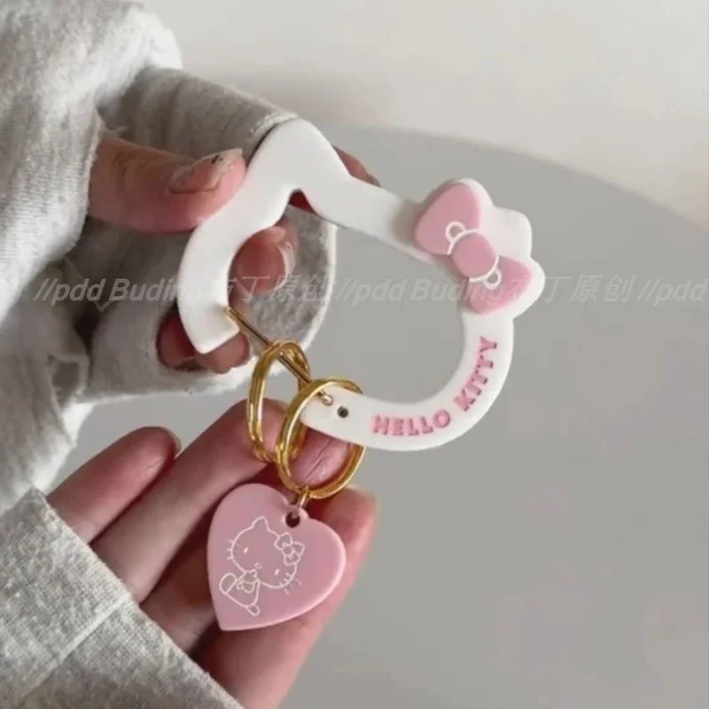 New Anime Cartoon Sanrios My Melody Hello Kittys Keychain Ins Kawaii Car Backpack Pendant Jewelry Holiday Gifts