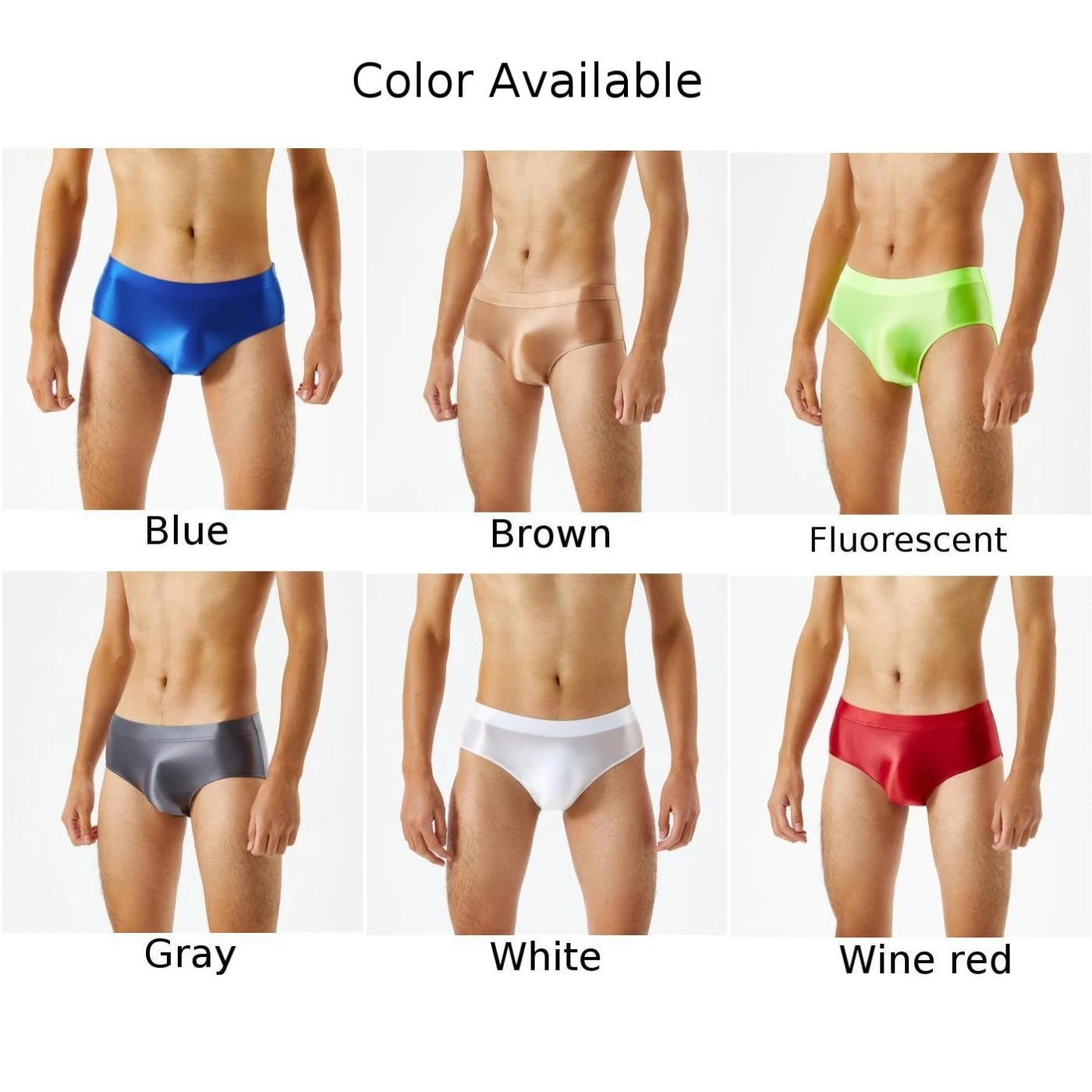 Underwear Men\\\'s Underwear Shiny And Silky Crotch With High Elasticity And Large Size Trunks For Men And Women